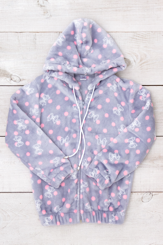 Джемпер для дівчинки (на блискавці)